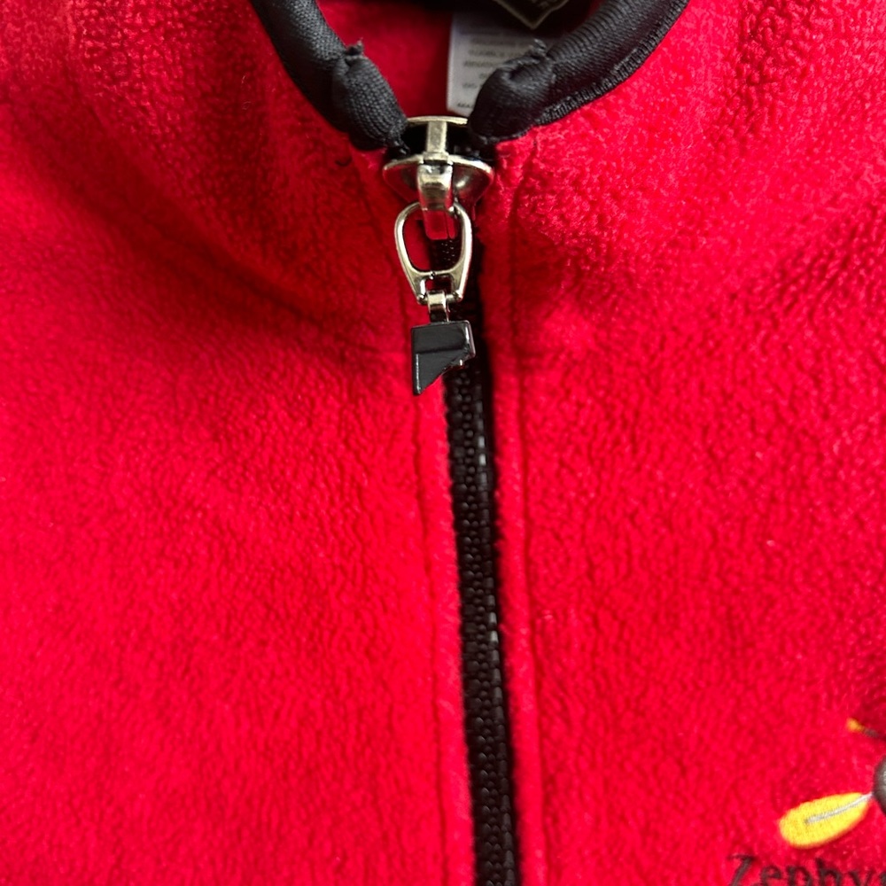 Ouray Sportswear Fleece Red Vest - Picture 3 of 5